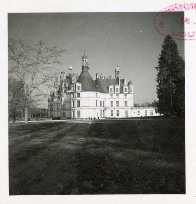 Vue générale du château depuis l’Ouest