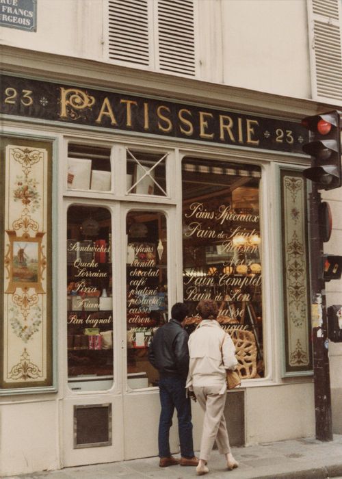 devanture sur la rue des Francs Bourgeois