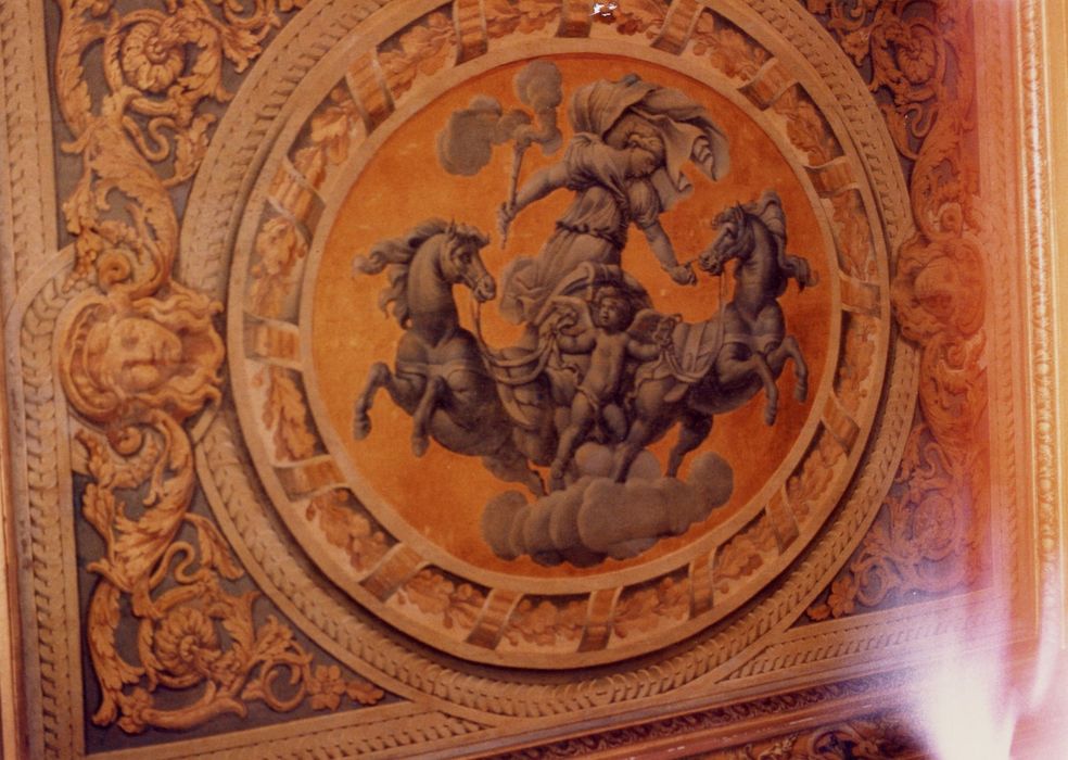 plafond déposé au musée Carnavalet, détail