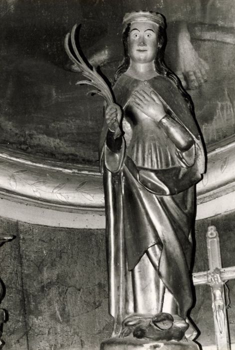 statue (statuette) : Sainte Quitterie