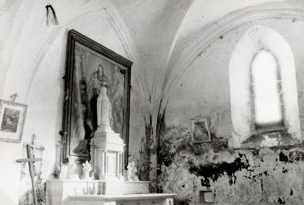 chapelle latérale sud, vue partielle