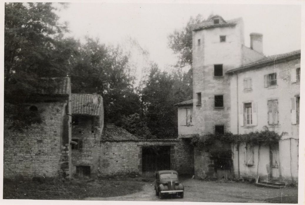 façade sud, vue partielle