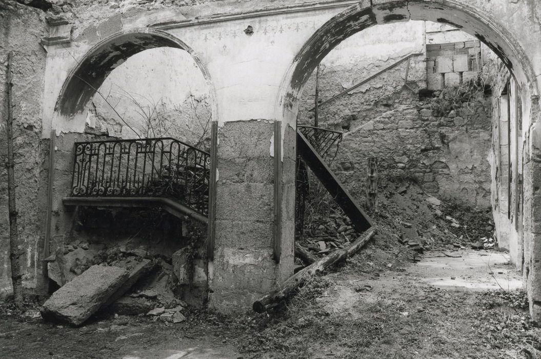 vestibule d’entrée, vue partielle