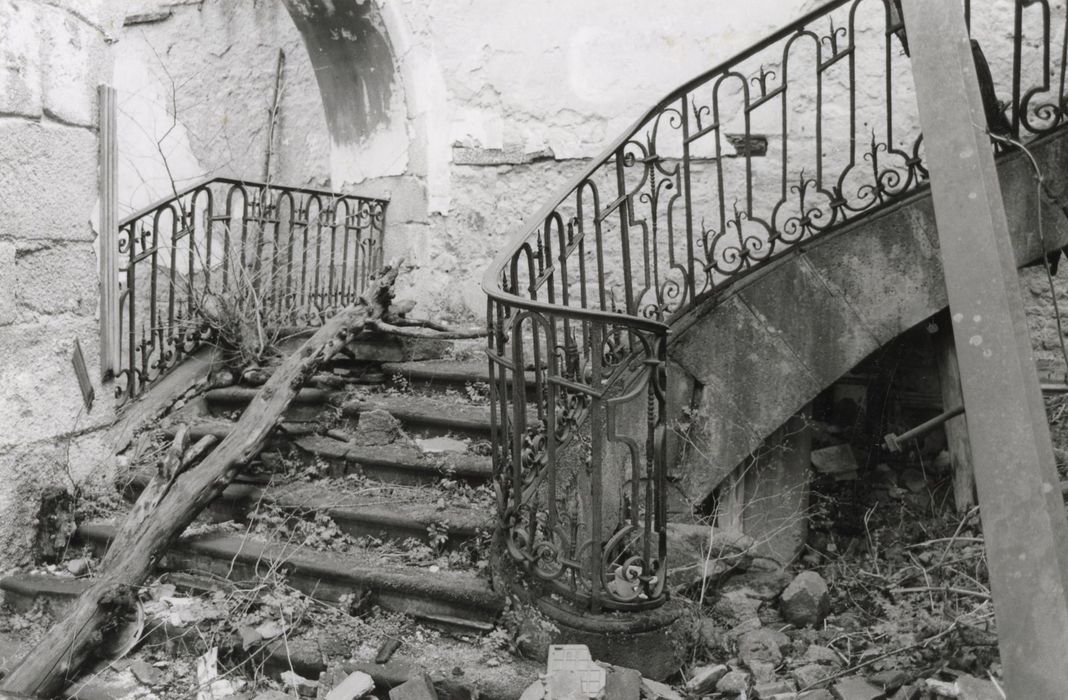 escalier d’honneur, vue partielle