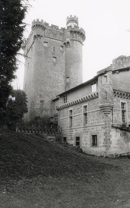 donjon, élévation ouest