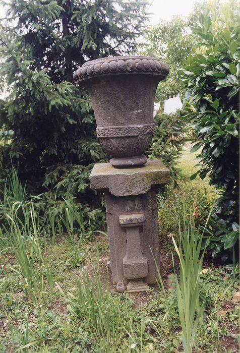 parc, détail d’un vase