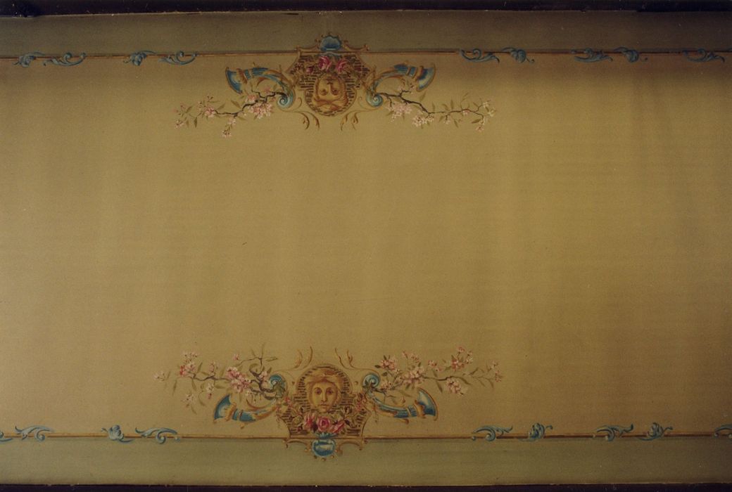 salle à manger, détail du plafond