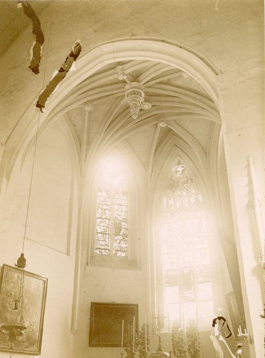 chapelle, vue partielle du choeur