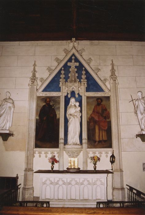 retable de la chapelle de la Vierge