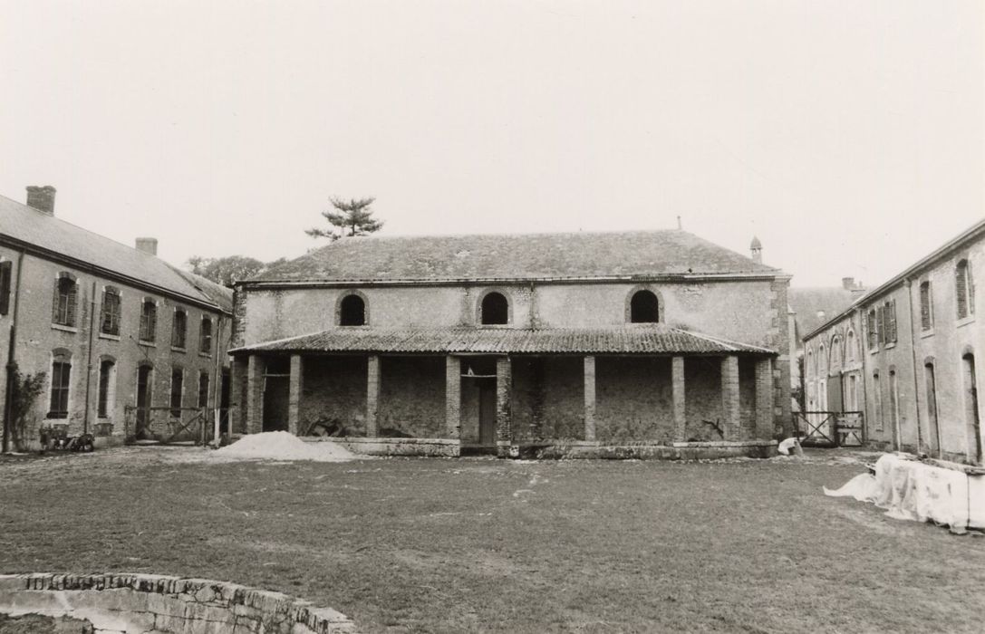 communs, bâtiment central, façade nord-ouest