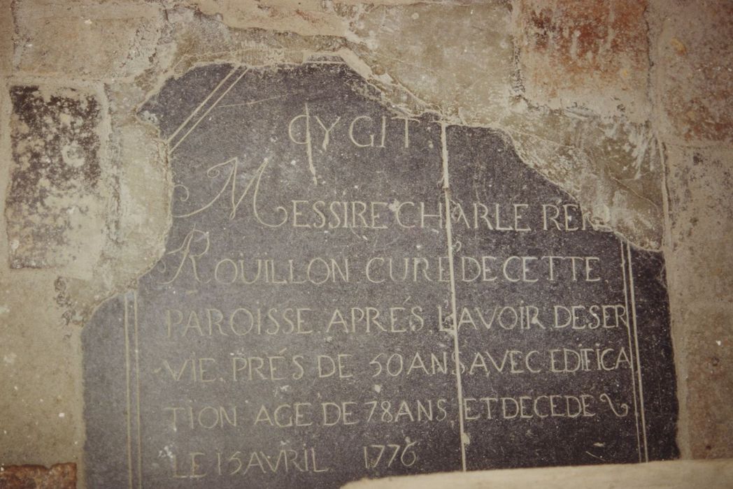 plaque commémorative de René Bouillon