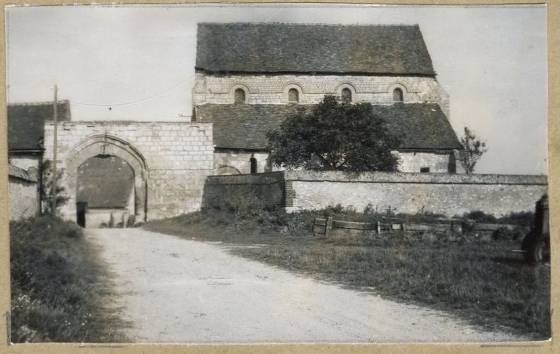 vue partielle des bâtiments depuis le Sud