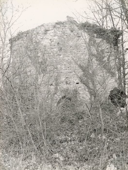 façade ouest, vue partielle