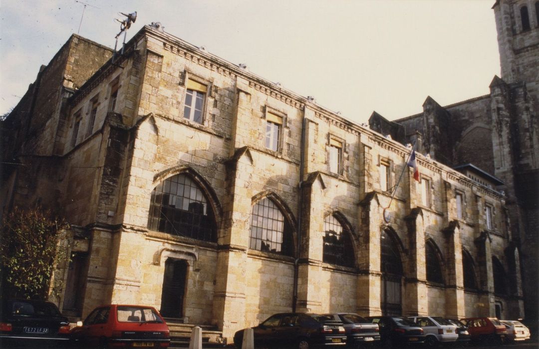 aile ouest, façade ouest sur rue