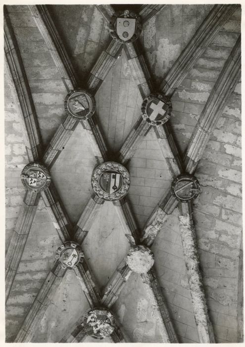 chapelle Sainte-Catherine, vue partielle des voûtes à liernes