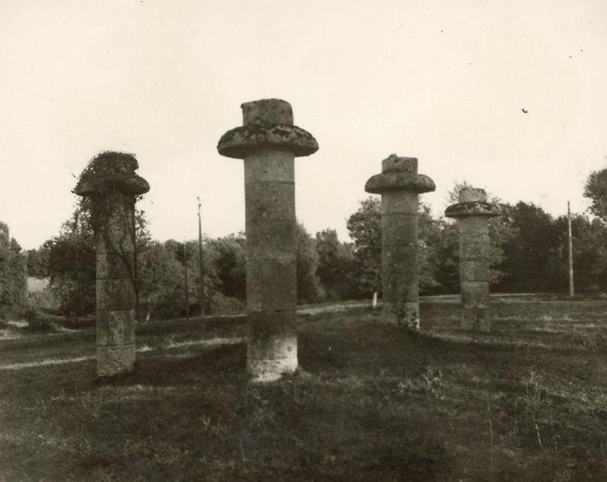 vue générale des vestiges du pigeonnier 2