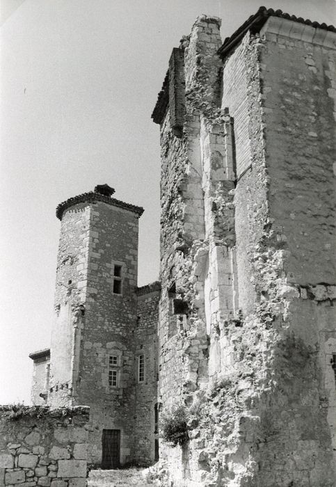 tourelle d’escalier sud, élévation est