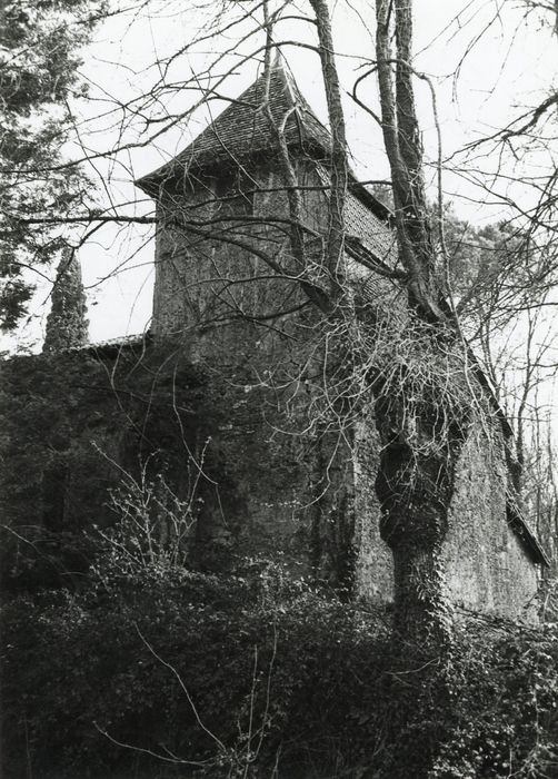 clocher, élévation nord, vue partielle