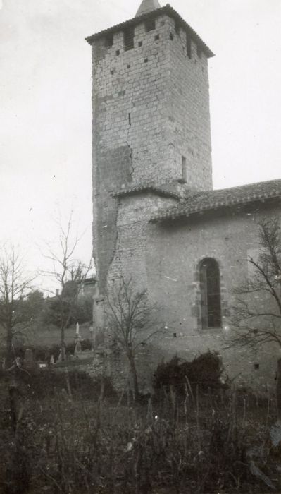 clocher, élévations sud et est