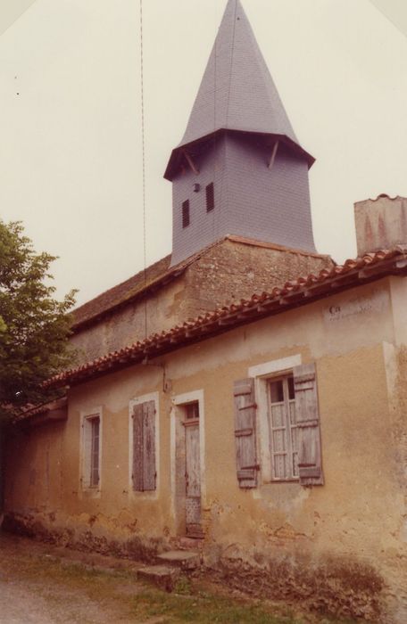 clocher, élévations nord et ouest