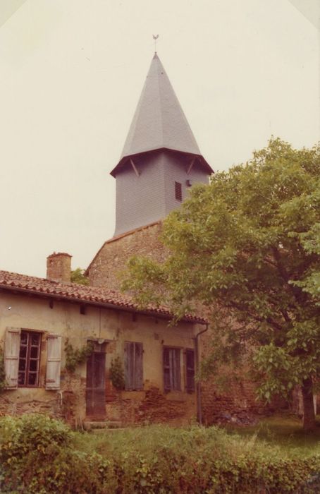 clocher, élévations sud et ouest