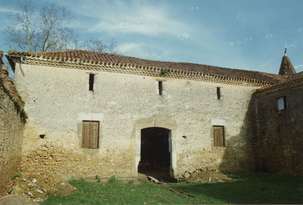 communs, bâtiment nord, façade sud