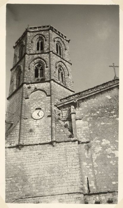 clocher, élévation ouest