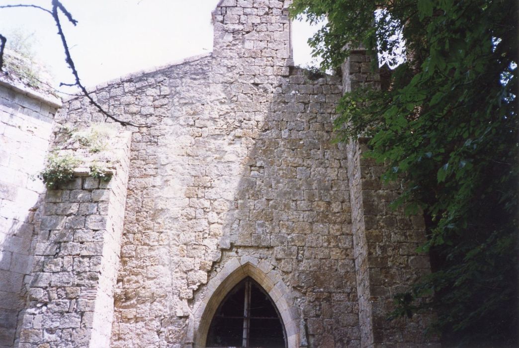 façade sud-ouest, vue partielle