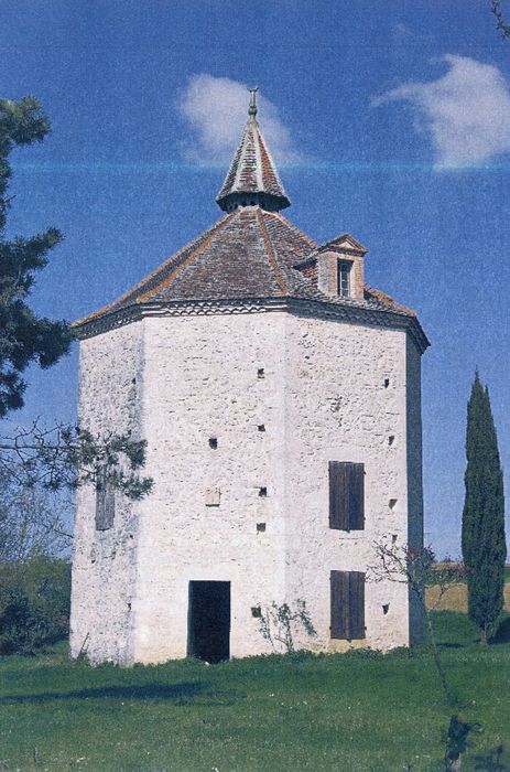 vue générale du pigeonnier (photocopie numérisée)