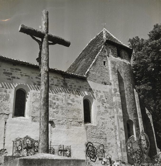 façade latérale sud, vue partielle