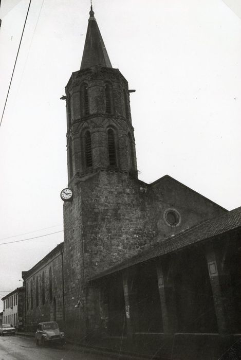 clocher, élévation ouest