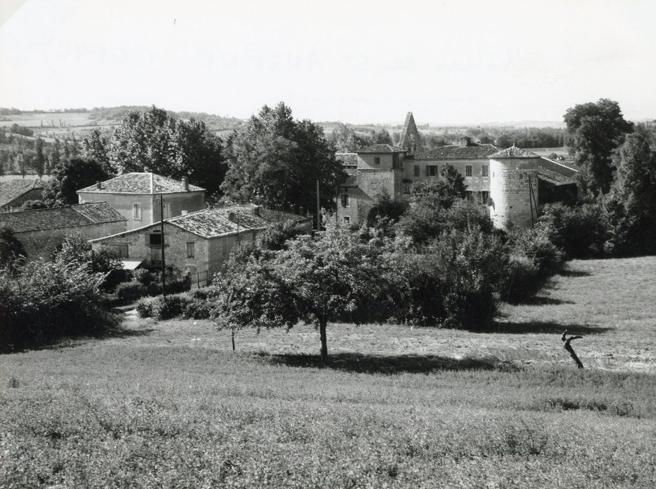 vue partielle du château depuis le Nord-Est