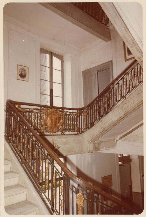 escalier d’honneur, vue partielle