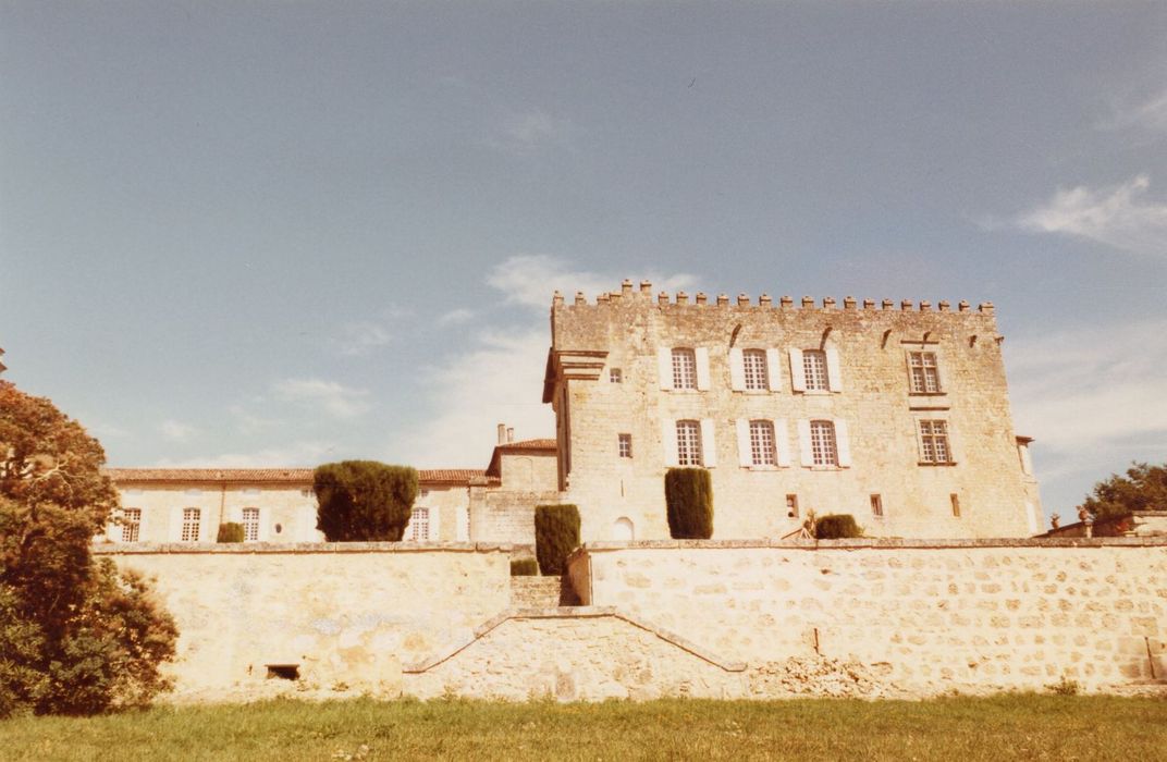 donjon, façade sud-ouest