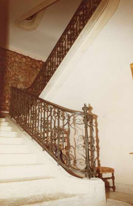 escalier d’honneur, vue partielle