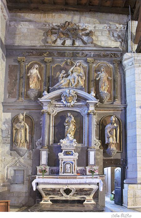 retable de la chapelle nord (photocopie numérisée) - © Ministère de la Culture (France), Médiathèque du patrimoine et de la photographie, Tous droits réservés 