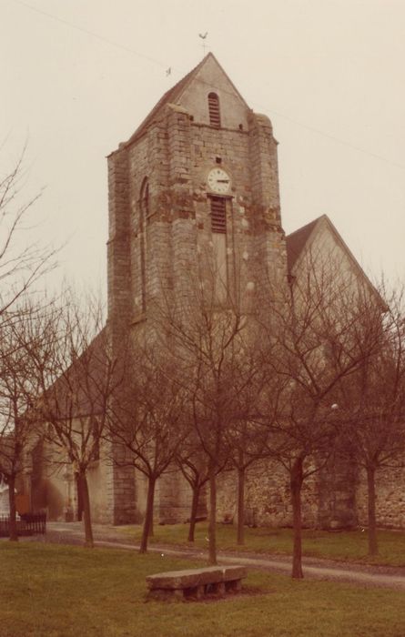 clocher, élévations est et sud