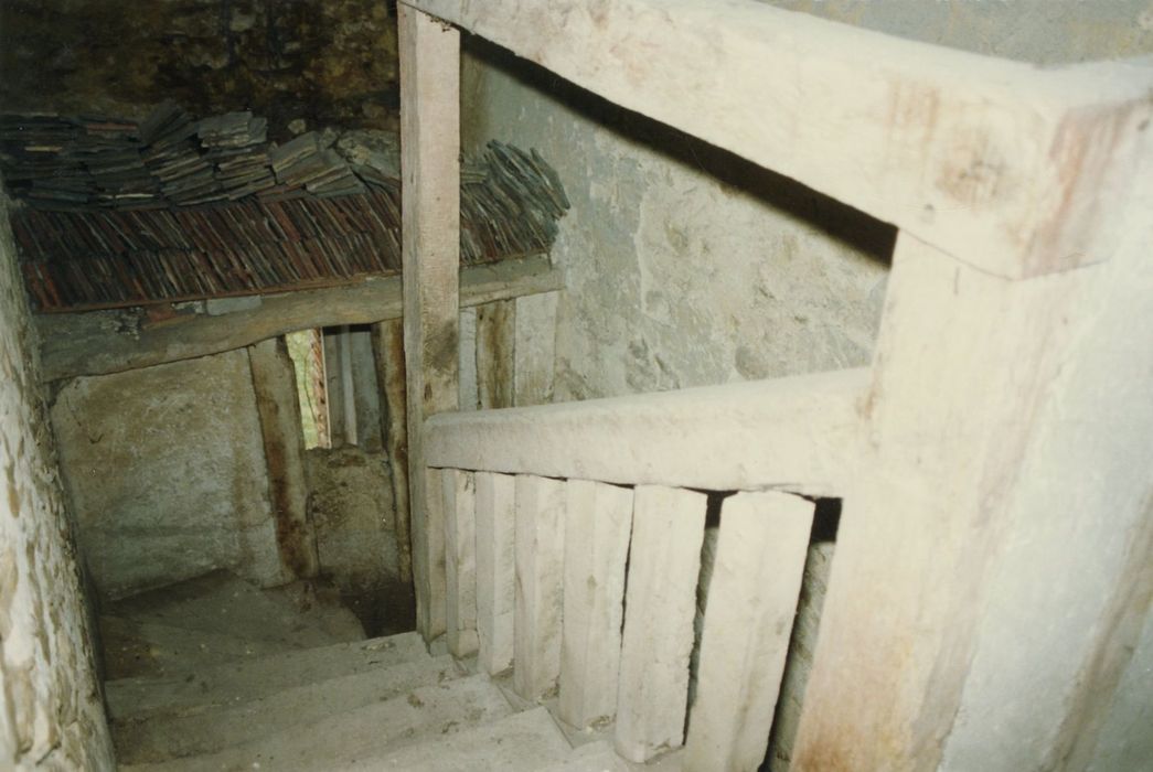 communs, aile sud, escalier