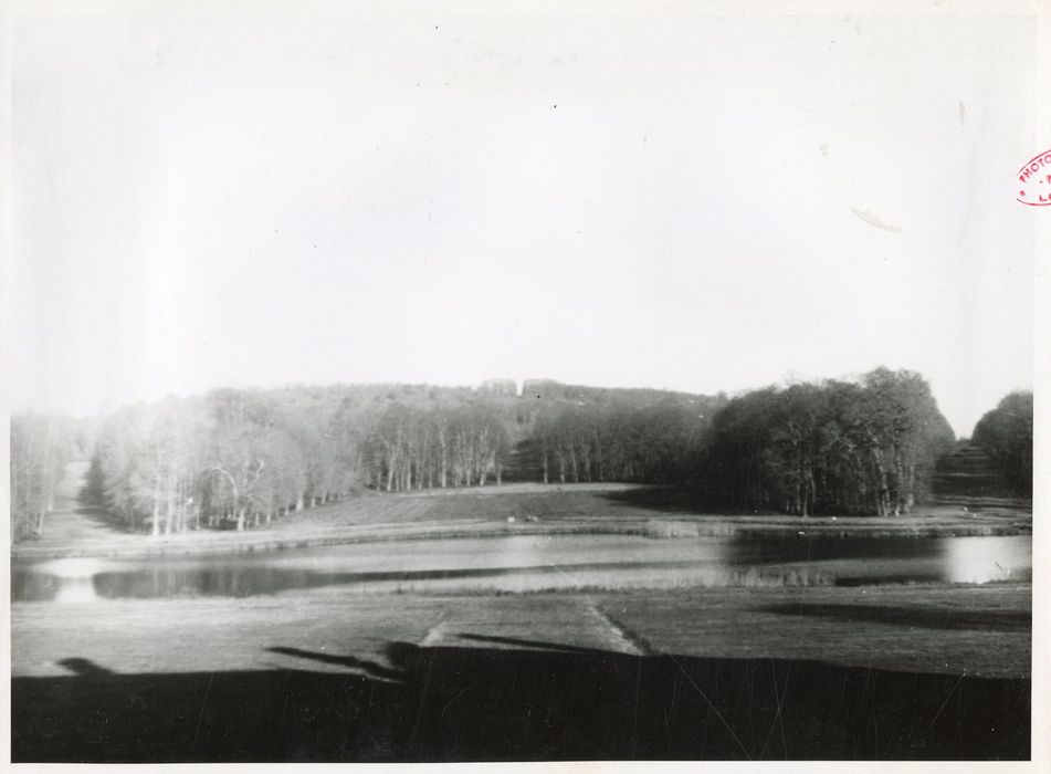 parc, vue perspective en direction du Nord