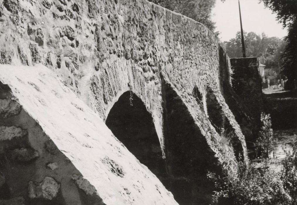 vue partielle du pont depuis l’amont