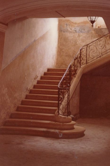 escalier d’honneur, vue partielle