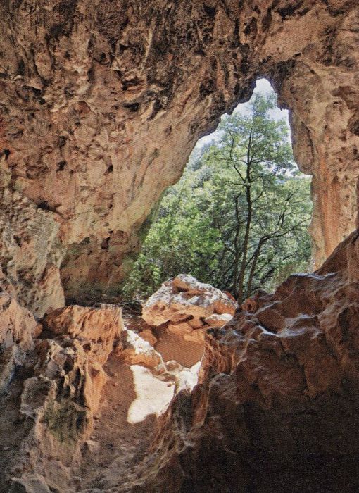 vue générale du porche d’accès (photocopie numérisée)