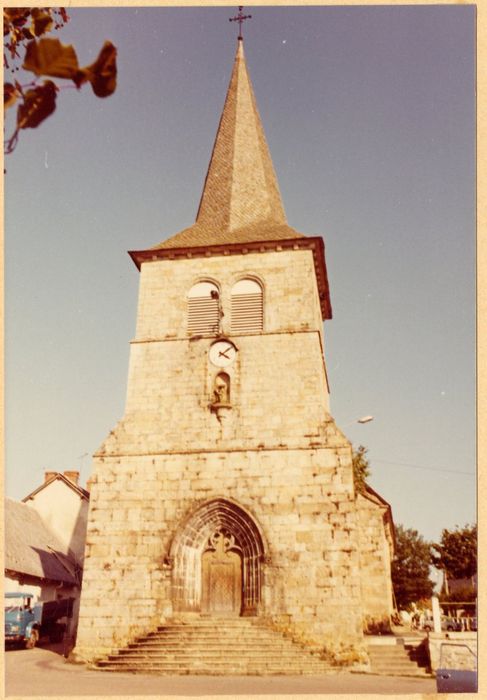 façade ouest, vue partielle