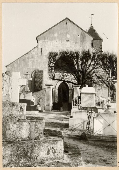 façade ouest, vue partielle