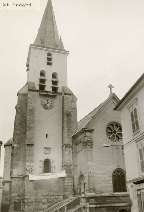 clocher, élévation ouest