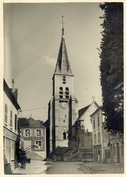 clocher, élévation ouest