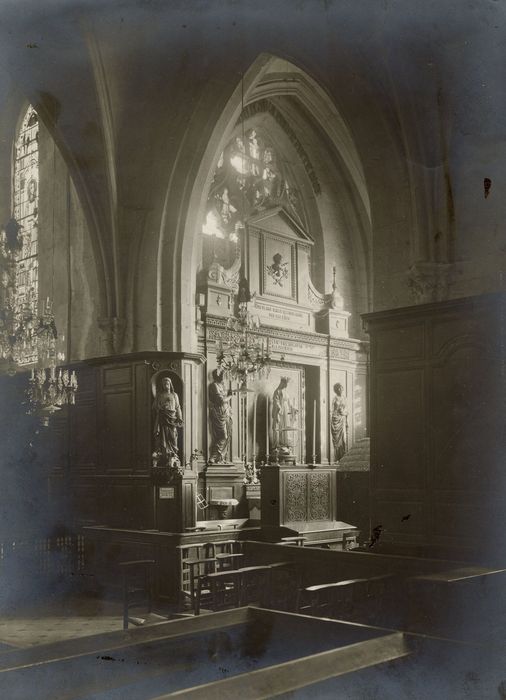 autel, retable du transept sud