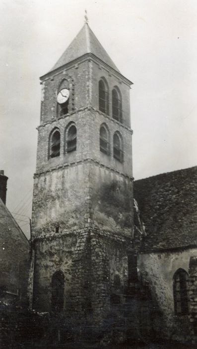 clocher, élévations sud et est