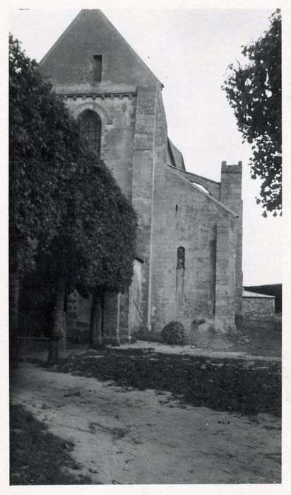 façade ouest, vue partielle