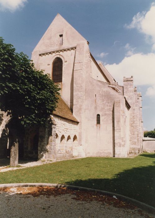 façade ouest, vue partielle